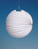 LAMPIONS -WEISS- 25 CM ***12 STUeCK***