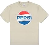PEPSI Cola Bottle Cap 1971 logo tan t-shirt