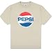 PEPSI Cola Bottle Cap 1971 logo tan t-shirt