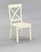 Cottage Set of 2 Side Chairs- White