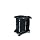 Rubbermaid Commercial 9T77 38-1/4" Length x 22" Width x 44" Height, Black High-Security Turndown Housekeeping Cart