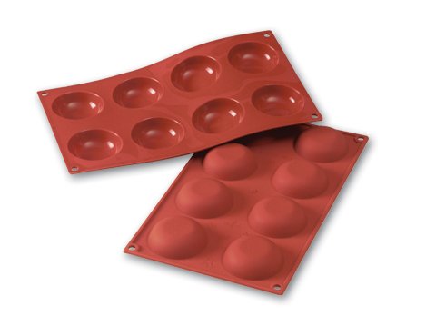 Flexible Silicone Bakeware: Krapfen (Donut) 1.35 Oz, 2.36