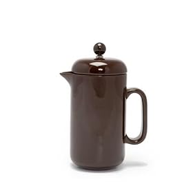 LaCafetiere Pura Ceramic 8 Cup Coffee Press, Brown