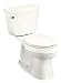 Kohler K-3496-HE-0 Cimarron Comfort Height elongated 1.28 gpf toilet with Class Five EcoSmart techno