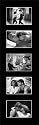 Dirty Dancing Patrick Swayze 5 Picture Mount set Ssize of Mount 27 and a half inch by 9 inch