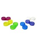 Boilable Screw-Top Contact Lens Case - Color: Blue
