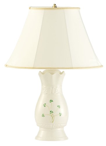Belleek 3121 Tara Lamp and Shade On Sale
