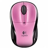 Logitech Wireless Mouse M305 - Mouse - optical - wireless - 2.4 GHz - USB wireless receiver - rose pink