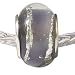LovingtheBead &copy; 'Lilac Haze' Murano Glass Slide-on & slide-off Bead Charm
