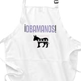 Obamanos Barack Obama for President BBQ Apron