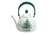 Nikko Christmas Enamelware Tea Kettle, 1.5 quart