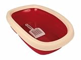 Katzentoilette oval mit Rand