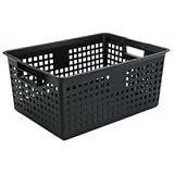Iris Plastic Mesh Storage Baskets- Large / Clear