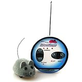 Maus -ferngesteuert- für Katzen - Micro Mini Racer Mouse - ( weiß od. grau ) Katzenspielzeug - + GRATIS 1x Pocket-Card Clever einkaufen bei Amazon.de - passende Batterien finden Sie unter dieser Nr. B003X1SHOE unter Suche!