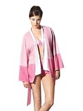 Pink Robe Multi Shade Kimono Robe Sexy Lingerie
