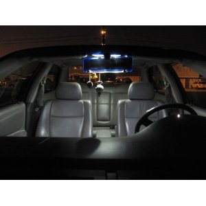 Toyota Sienna 2004-2010 White Interior LED Light Bulb Kit