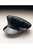 Black Chauffeur Hat - One Size