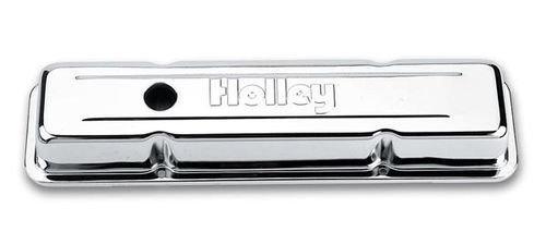 Holley 241-81 Chrome Valve Covers - Set of 2