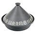 from www.servewell.co.uk Black Authentic Moroccan Style Tagine with Pattern - 30 cm Diameter