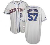 Johan Santana New York Mets Road Grey Authentic MLB Jersey
