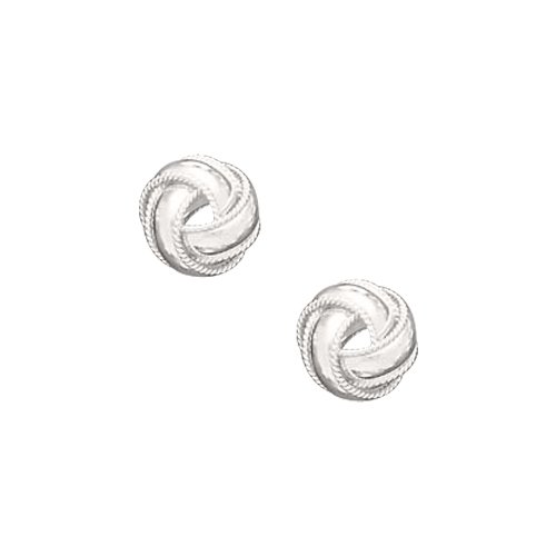 Sterling Silver ''Love Knot'' Earrings