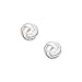 Sterling Silver ''Love Knot'' Earrings