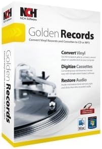 NCH SOFTWARE GOLDEN RECORDS WIN MAC VINYL ANALOG TO CD OR MP3 CONVERTER / RET-GR001 /