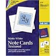 Avery Personal Creations Textured Heavyweight Note Card and Envelopes, 4-1/4 x 5-1/2, 50 per Box (3379)