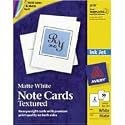 Avery Personal Creations Textured Heavyweight Note Card and Envelopes, 4-1/4 x 5-1/2, 50 per Box (3379)