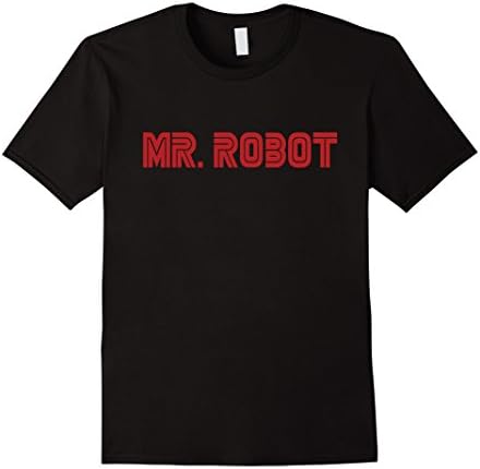 Men's MR - Robot T-SHIRT Large Black