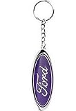 Pilot KC021 Chrome Key Chain - Ford