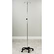 CLINTON CHROME INFUSION PUMP STANDS Five-leg, space-saver w/2 hooks Item# IV-52