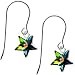 Austrian Crystal Vitrail Star Earrings
