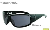 Pleasure Ground - Barrel - Black Frame-Grey Polarized Lenses