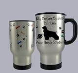Cocker Spaniel Lick Honor Student Stainless Steel Travel Mug