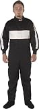 G-Force 4372XLGBK GF 105 Black X-Large Single Layer Racing Suit