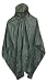 Boss 60 Side-Snap Vinyl Rain Poncho Green Adult
