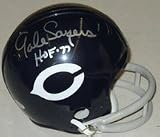 Gale Sayers Autographed Chicago Bears Mini Football Helmet with 