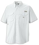 Columbia Men’s Bonehead Short Sleeve Shirt Big,White,2X