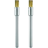 Dremel 537-02 Brass Brushes (2 Pack), 1/8"
