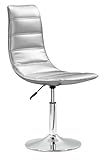 IMAGE OF Zuo Modern Furniture Design Hydro Leisure Chair Silver Leatherette 490013