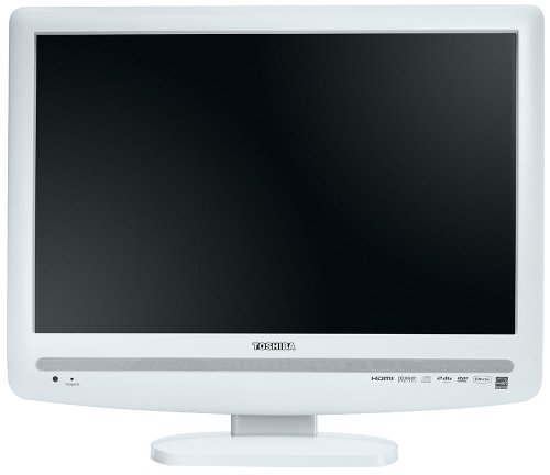 Toshiba 19DV556DB - 19 Widescreen HD Ready LCD TV/DVD Combi - Glossy White