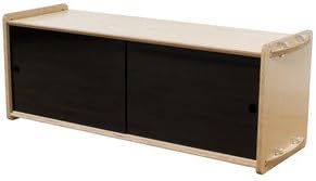 Housefish Key Modular Storage with Door, Short, Maple and Black