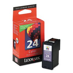 Lexmark #24 Color Return Program Print factory (OEM) Cartridge 18C1524