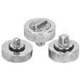 3 Pc Set Thumb Wheel Ratchet Wrench 1/2 1/4 3/8 Drive