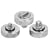 3 Pc Set Thumb Wheel Ratchet Wrench 1/2 1/4 3/8 Drive