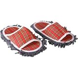 Dust Mop Plaid Dusting Slippers As Seen On TV
