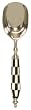Decorative Ice Scoop With Inlaid Black and White Bone Handle