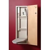 Review Stacks and Stacks  / Recessed Ironing Center with Straight Board (Unfinished Birch/Gray) (47 7/8