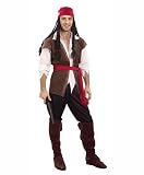 Herren-Kost�m Pirat, 87210 Einheitsgr��e -Piraten-komplett- One Size Fits All